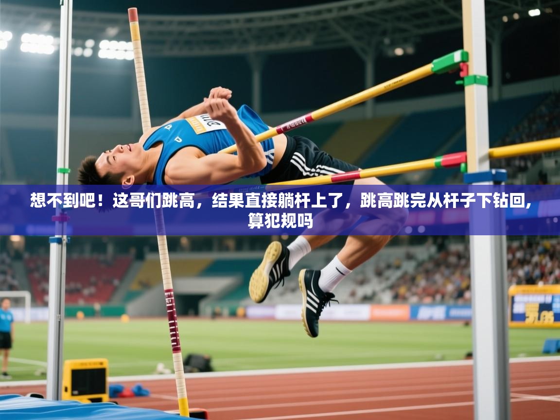 2025爱游戏体育在线登陆想不到吧!这哥们跳高,结果直接躺杆上了,跳高跳完从杆子下钻回,算犯规吗 第3张