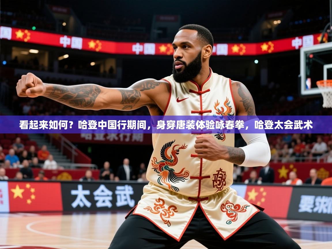 2025爱游戏体育官网网页登录看起来如何?哈登中国行期间,身穿唐装体验咏春拳,哈登太会武术 第1张